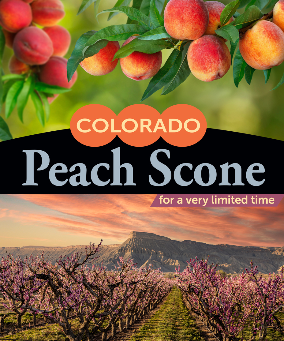 Colorade Peach Scone